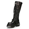 New Rock - M272S1 Boots - Black/Silver coloured Product image